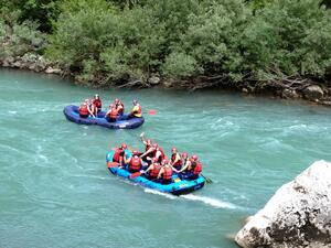 Tara River white water rafting