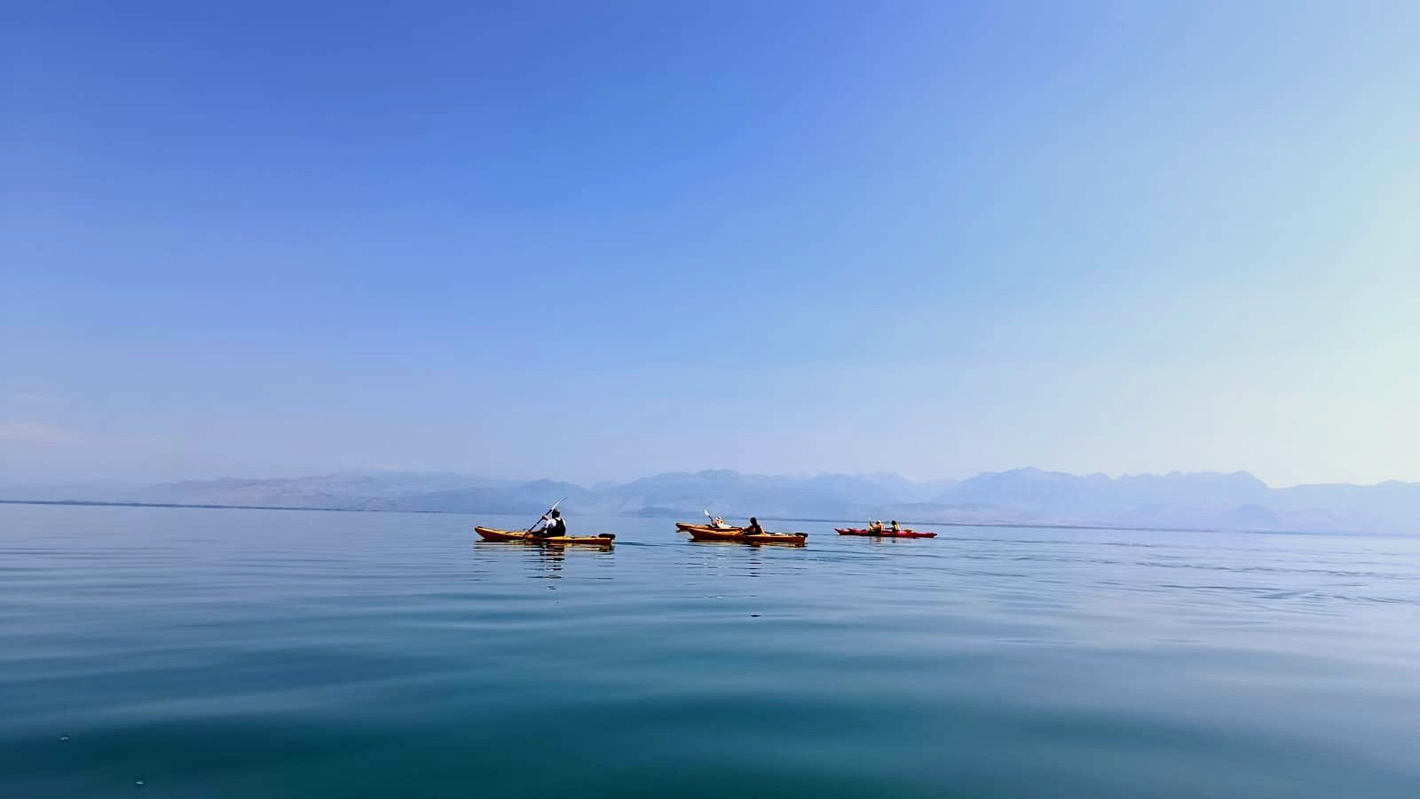 Sea kayaking Albania and Montenegro Lake Skadar