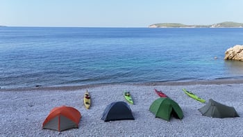 Expedition and camping kayak tours in Croatia